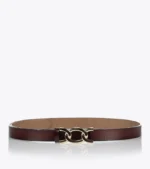 Axel 1609-0112 Γυναικεία Ζώνη Δερμάτινη Με Μεταλλική Αγκράφα Σε Bordo - Image 2