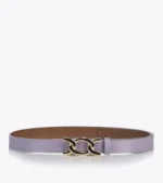 Axel 1609-0112 Γυναικεία Ζώνη Δερμάτινη Με Μεταλλική Αγκράφα Σε Lilac - Image 3