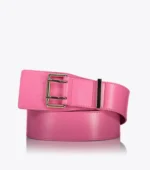 Axel 1609-0115 Γυναικεία Ζώνη Δερμάτινη Με Διπλή Σειρά Τρύπες Σε Fuxia