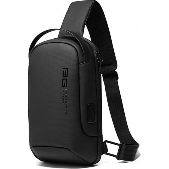 bange-tsantaki-omoy-xiasti-crossbody-7221-mavro Bange 7221 Ανδρική Τσάντα Στήθους Σε Χρώμα Μαύρο - Image 1