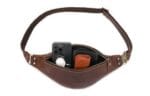 Bull Captain YB 025 Δερμάτινο Ανδρικό Τσαντάκι Μέσης Σε Χρώμα Σκούρο Καφέ - Image 3