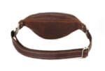 Bull Captain YB 025 Δερμάτινο Ανδρικό Τσαντάκι Μέσης Σε Χρώμα Σκούρο Καφέ - Image 4