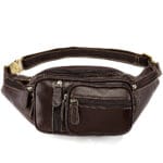 Cardinal 8336 Δερμάτινο Ανδρικό Τσαντάκι Μέσης Σε Χρώμα Καφέ