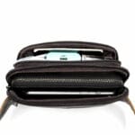 Cardinal 8966 Δερμάτινο Ανδρικό Τσαντάκι Μέσης Σε Χρώμα Καφέ - Image 4