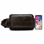 Cardinal 8966 Δερμάτινο Ανδρικό Τσαντάκι Μέσης Σε Χρώμα Καφέ - Image 5