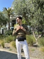 Cardinal 9012 Δερμάτινο Ανδρικό Τσαντάκι Μέσης Σε Χρώμα Μαύρο - Image 3