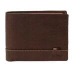 Lavor 1-6064 Δερμάτινο Ανδρικό Πορτοφόλι Με RFID Καφέ
