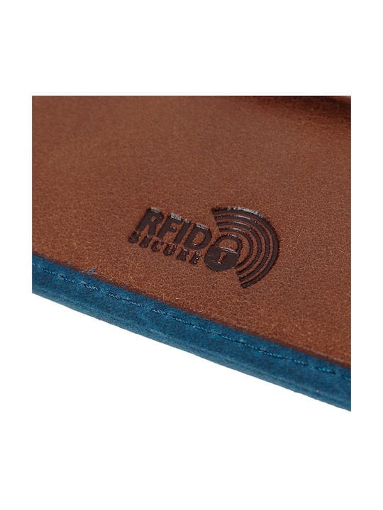 Lavor 1-6063 Δερμάτινο Ανδρικό Πορτοφόλι Με RFID Μπλε - Image 3