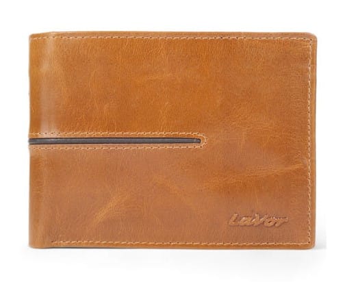 Lavor 1-3806 Δερμάτινο Ανδρικό Πορτοφόλι Με RFID Κονιάκ - Image 1