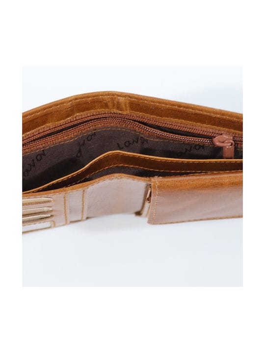 Lavor 1-3806 Δερμάτινο Ανδρικό Πορτοφόλι Με RFID Κονιάκ - Image 3