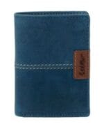 Lavor 1-6066 Δερμάτινο Μικρό Ανδρικό Πορτοφόλι Με RFID Μπλε