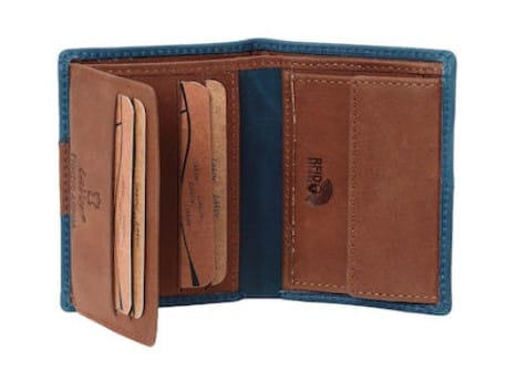 Lavor 1-6066 Δερμάτινο Μικρό Ανδρικό Πορτοφόλι Με RFID Μπλε - Image 2