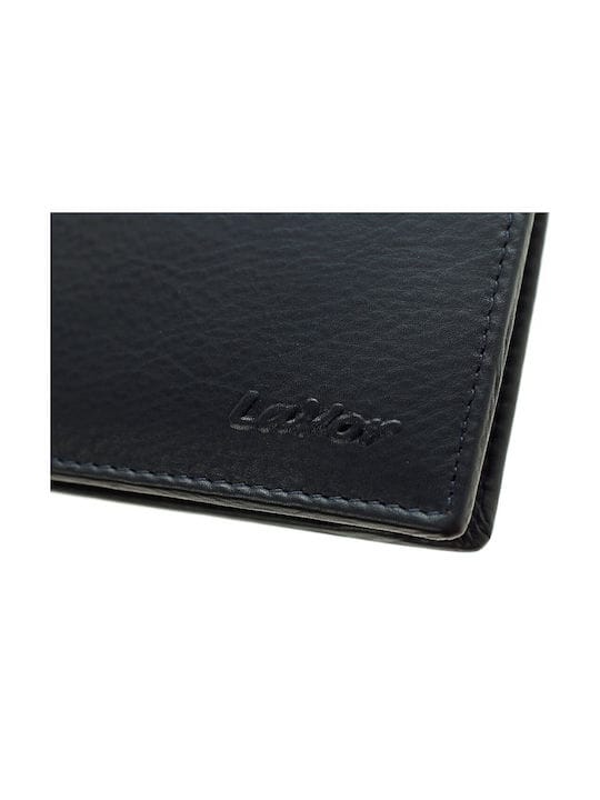 Lavor 1-3806 Δερμάτινο Ανδρικό Πορτοφόλι Με RFID Μπλε - Image 3
