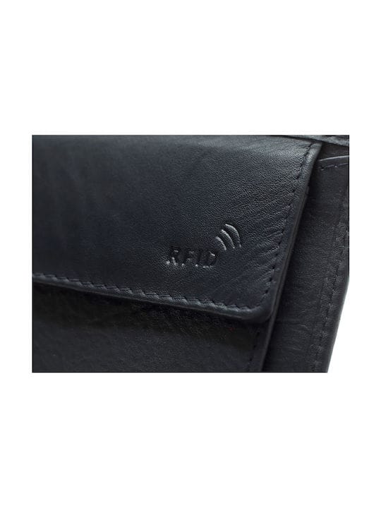 Lavor 1-3806 Δερμάτινο Ανδρικό Πορτοφόλι Με RFID Μπλε - Image 4