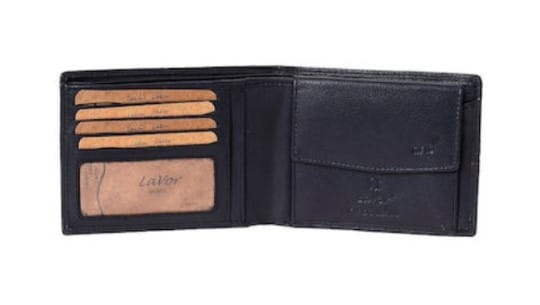Lavor 1-3806 Δερμάτινο Ανδρικό Πορτοφόλι Με RFID Μπλε - Image 2
