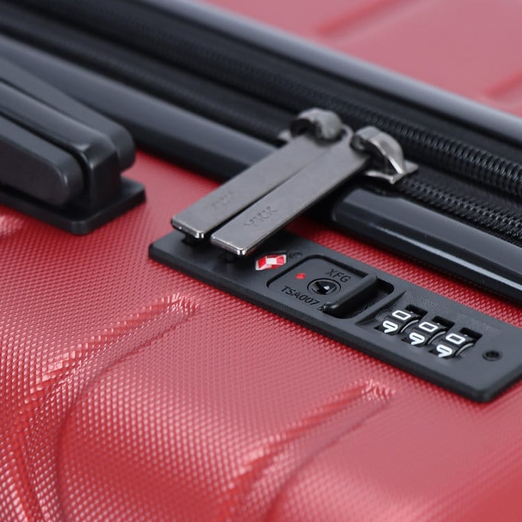 Lavor 1-601 Σετ Βαλίτσες 2τμχ Μεσαίο/Μεγάλο Μέγεθος σε Κόκκινο χρώμα - Image 2