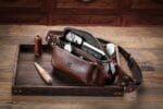 Bull Captain YB 081 Δερμάτινο Ανδρικό Τσαντάκι Μέσης Σε Χρώμα Σκούρο Καφέ - Image 2