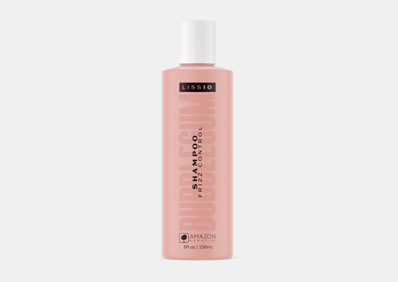 amazon keratin Bubblegum-Shampoo 230ml Amazon Keratin Liss10 Bubblegum Daily Shampoo 236ml - Image 1
