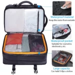 Bange 1908 Αδιάβροχη Τσάντα Πλάτης για Laptop 17.3" Σε Χρώμα Μαύρο - Image 2