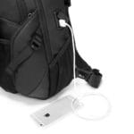Bange 77120 Ανδρικό Τσαντάκι Ώμου/Crossbody Σε Χρώμα Μαύρο - Image 8