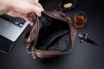 Bull Captain DJB 302 Δερμάτινη Ανδρική Τσάντα Ώμου / Χιαστί Σε Χρώμα Καφέ - Image 5