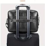 Bull Captain GWB-055 Δερμάτινος Χαρτοφύλακας Σε Χρώμα Μαύρο - Image 5