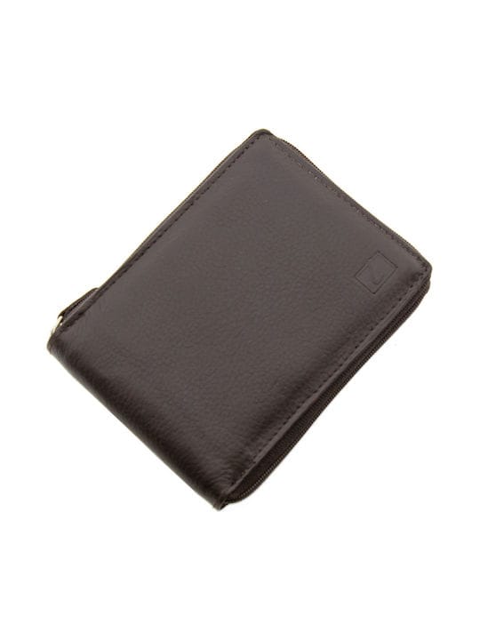 Lavor 1-3416 Δερμάτινο Μικρό Ανδρικό Πορτοφόλι Με RFID Καφέ - Image 4