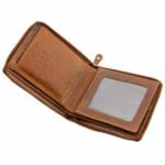 Lavor 1-3416 Δερμάτινο Μικρό Ανδρικό Πορτοφόλι Με RFID Cognac - Image 3