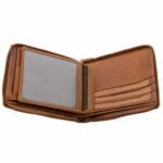Lavor 1-3416 Δερμάτινο Μικρό Ανδρικό Πορτοφόλι Με RFID Cognac - Image 4