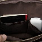 Cardinal 8605 Δερμάτινη Ανδρική Τσάντα Ώμου / Χιαστί Σε Χρώμα Καφέ - Image 11