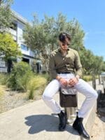 Cardinal 8870 Δερμάτινη Ανδρική Τσάντα Ώμου / Χιαστί Σε Χρώμα Καφέ - Image 10