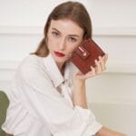 Foxer 2161003F Δερμάτινο Γυναικείο Πορτοφόλι Σε Καφέ - Image 5
