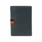 Lavor 1-6087 Δερμάτινο Μικρό Ανδρικό Πορτοφόλι Με RFID Μπλε
