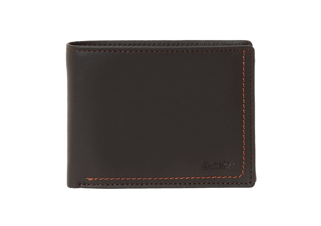 lavor 6088 kafe2 Lavor 1-6088 Δερμάτινο Ανδρικό Πορτοφόλι Με RFID Καφέ - Image 1