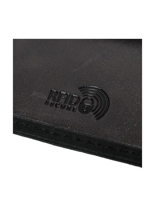 Lavor 1-6038 Δερμάτινο Γυναικείο Πορτοφόλι Με RFID Μαύρο - Image 3