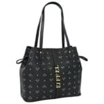LA TOUR EIFFEL 36-171034-2X Δερμάτινη Γυναικεία Τσάντα Ώμου Σε Μαύρο