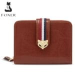 Foxer 2161002F Δερμάτινο Γυναικείο Πορτοφόλι Σε Καφέ - Image 8