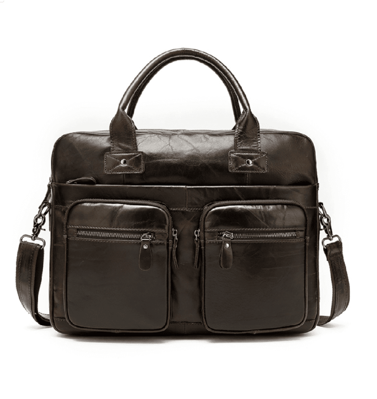cardinal 8380 xarofylakas skouro kafe Cardinal 8380 Δερμάτινος Χαρτοφύλακας Σε Χρώμα Σκούρο Καφέ - Image 1