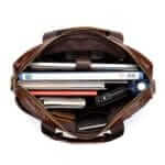 Cardinal 8523 Δερμάτινος Χαρτοφύλακας Σε Χρώμα Καφέ - Image 4