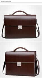 Cardinal 324 Δερμάτινος Χαρτοφύλακας Σε Χρώμα Coffee - Image 6