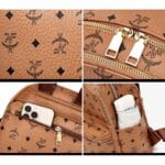 Foxer 9158129F PVC Γυναικεία Τσάντα Πλάτης Σε Καφέ - Image 5