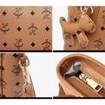 Foxer 9158133F PVC Γυναικεία Τσάντα Χιαστί / Χειρός Σε Καφέ - Image 5