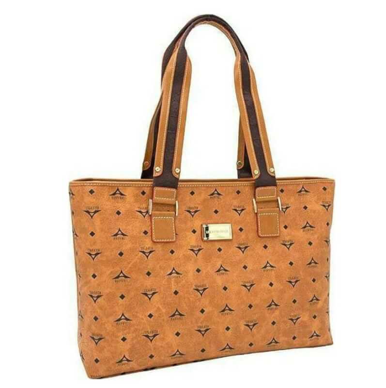 LA TOUR EIFFEL 36-10490-5S Δερμάτινη Γυναικεία Τσάντα Ώμου Σε Ταμπά - Image 1