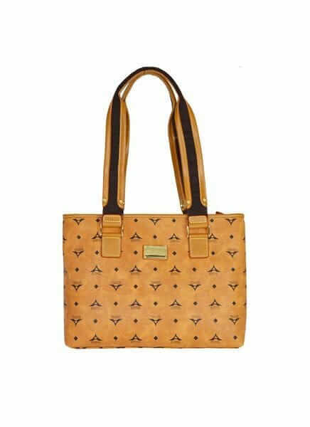 LA TOUR EIFFEL 36-10490-5S Δερμάτινη Γυναικεία Τσάντα Ώμου Σε Ταμπά - Image 4