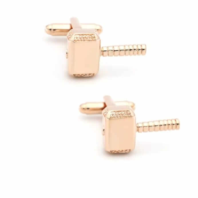 thor hammer Ανδρικά Μανικετόκουμπα Original Men's Fashion Από Ατσάλι Σε Rose Gold Σφυριά του Thor - Image 1