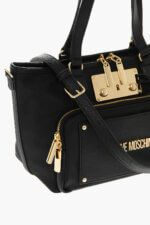 Love Moschino JC4154PP1HLG100A Γυναικεία Τσάντα Χειρός / Ώμου Σε Μαύρο - Image 3