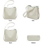 Foxer 9136015F Γυναικεία Τσάντα Shopper / Ώμου Σε Άσπρο - Image 3
