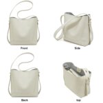 Foxer 9136015F Γυναικεία Τσάντα Shopper / Ώμου Σε Άσπρο - Image 4