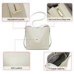 Foxer 9136015F Γυναικεία Τσάντα Shopper / Ώμου Σε Άσπρο - Image 7