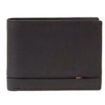 Lavor 1-6084 Δερμάτινο Ανδρικό Πορτοφόλι Καρτών RFID Καφέ
